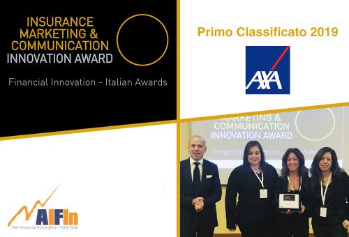 Ad AXA Italia il premio AIFIn “Insurance Marketing & Communication – Innovation Award” 2019