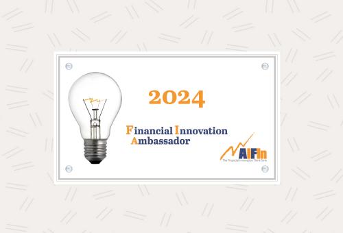 AIFIn nomina i Financial Innovation Ambassador 2024