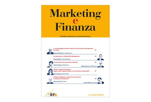 AI e Data-Driven Innovation per il Risk Management e le Funzioni di Controllo. Pubblicato il n.4/2024 della rivista AIFIn Marketing e Finanza.