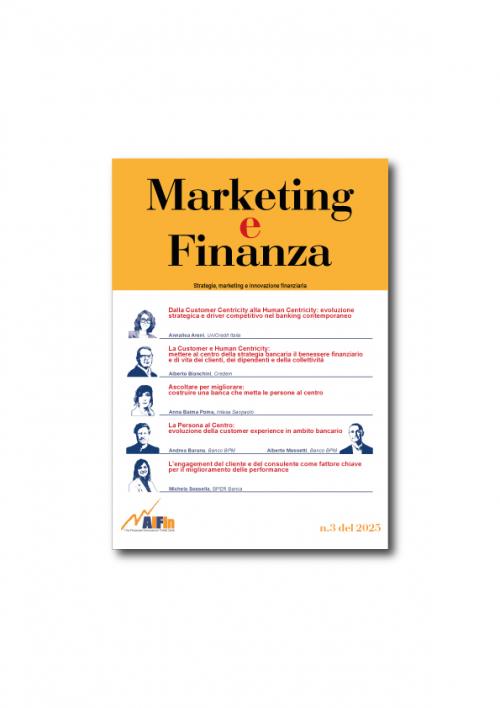 Dalla Customer alla Human Centricity. Pubblicato il n.3/2025 della rivista AIFIn