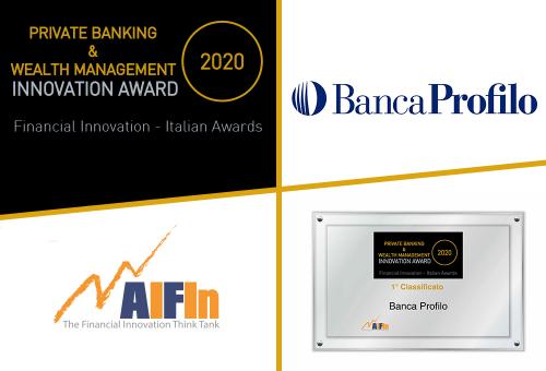 A Banca Profilo il premio AIFIn “Private Banking & Wealth Management – Innovation Award” 2020